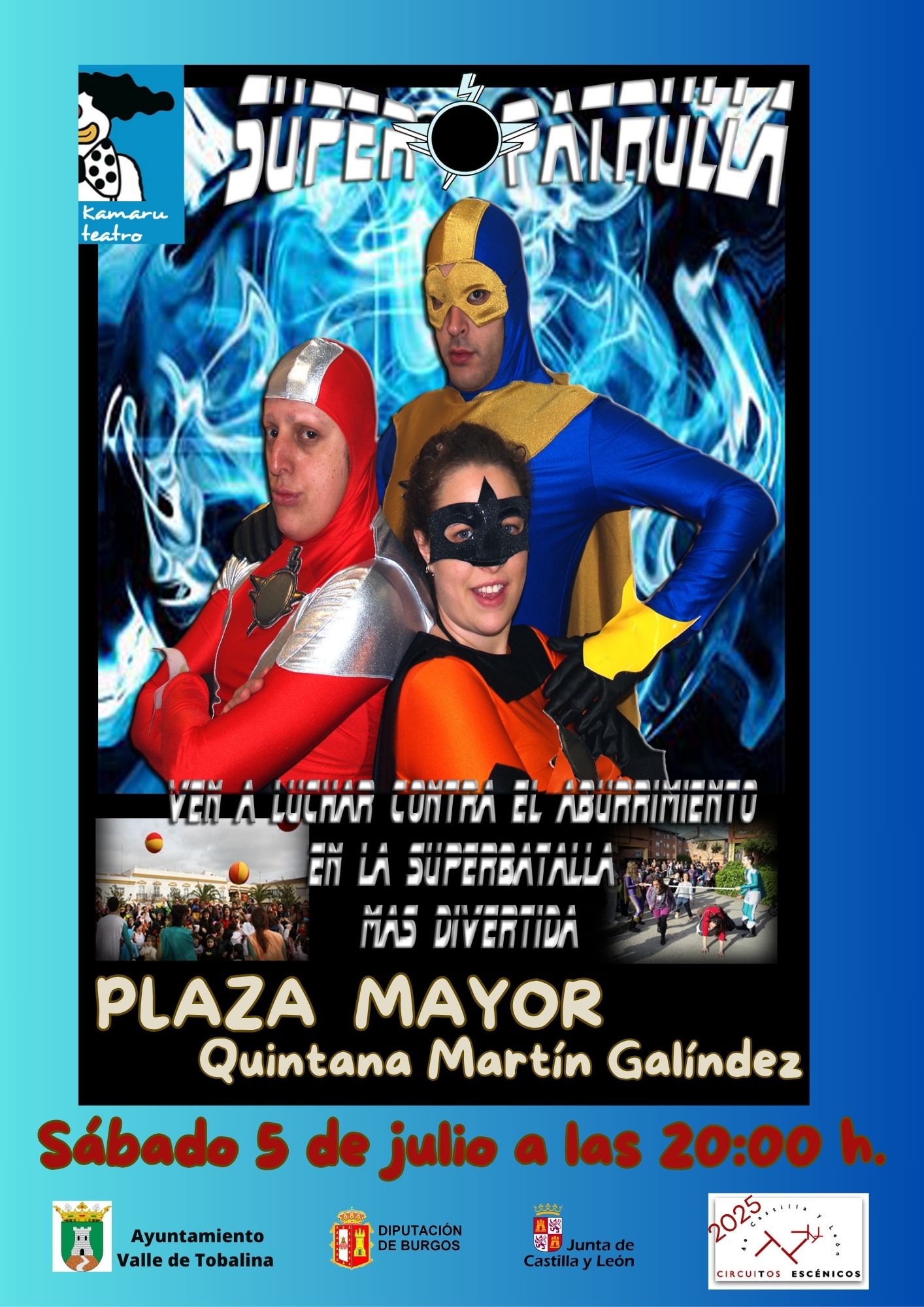 Kamaru Teatro representa: "SUPERPATRULLA"