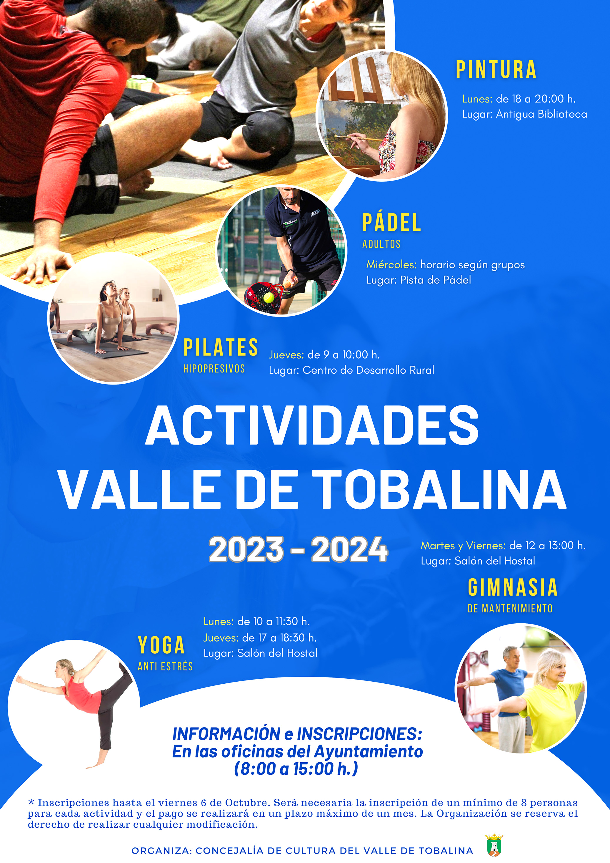 Actividades Valle de Tobalina 2023-24