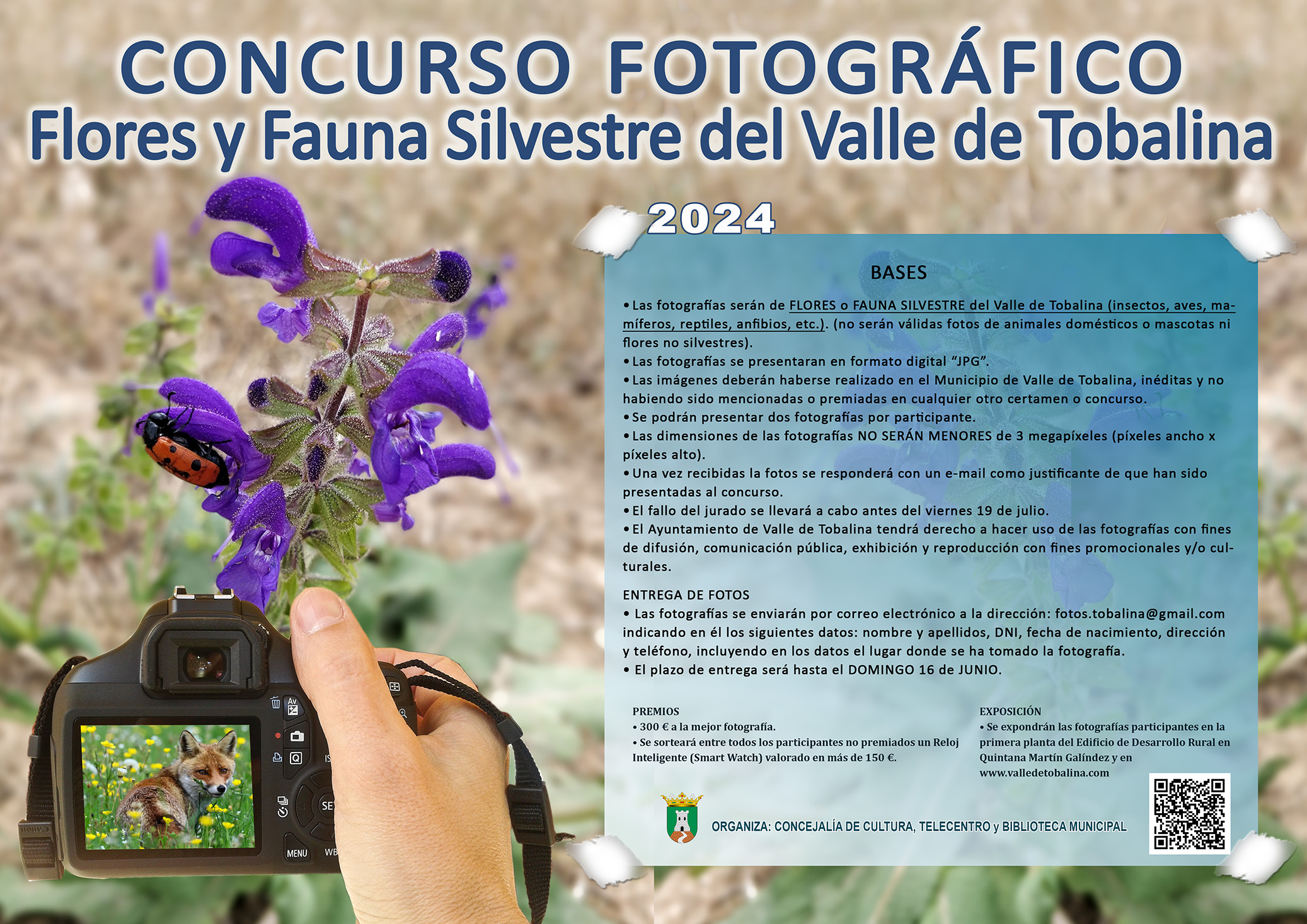Bases Concurso Fotográfico Flores y Fauna silvestre del Valle de Tobalina