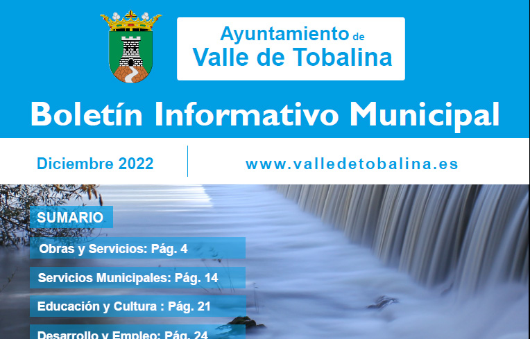 Boletín Informativo Municipal - Diciembre 2022