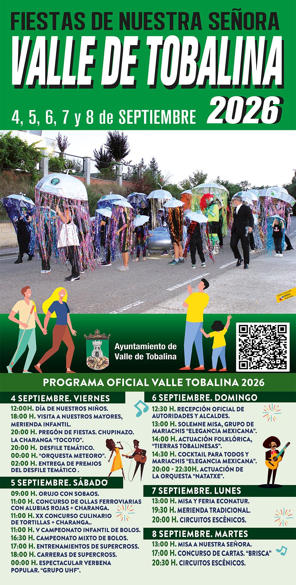 Programa de Fiestas de Nuestra Señora - Valle de Tobalina 2026